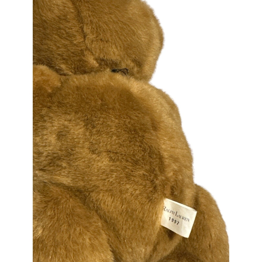 Vintage Ralph Lauren 1997 Brown Polo Bear Plush With Jointed Legs *NO CLOTHING* - Picture 9 of 15